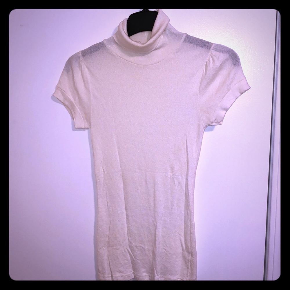 Michael Stars short sleeve turtle neck top